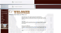 Desktop Screenshot of mainstlawoffices.com
